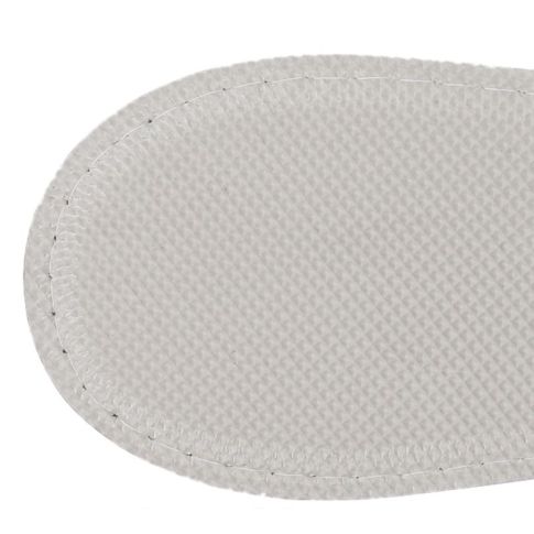 Generic Terry Cloth Custom Closed Toe Slippers for Men White